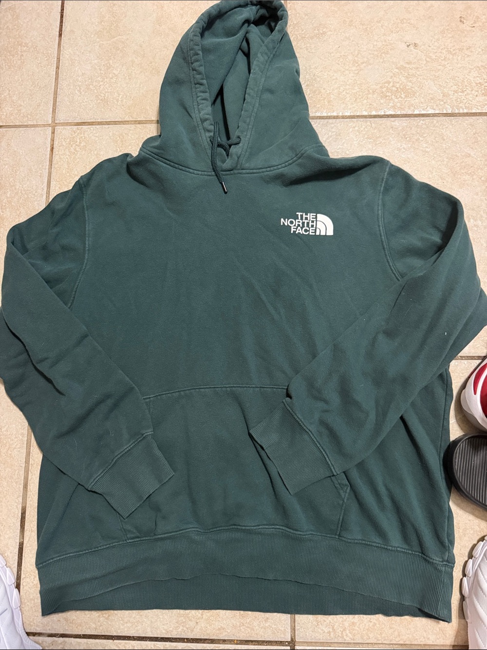 The North Face Men's Forest Green Pullover Hoodie
